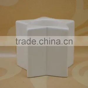 White Ceramic Tealight Candle Holder With Santa Claus Shape thumbnail-4