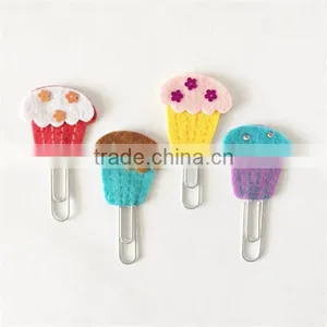2017 Felt Cupcake Paper Clips for Office Decoration in China thumbnail-1