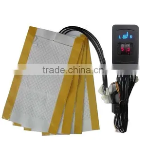 CE Certification Two Seats 5 Position Carbon Fiber Car Seat Heater thumbnail-1
