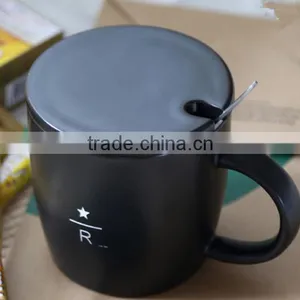Customized Promotional Food Grade Durable Lovely Daily Ceramic Cups Lids thumbnail-5
