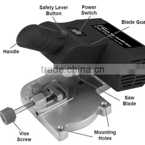 50mm 120w Power Mini Craft Miter Saw Multi Purpose Cutting Portable Electric Hobby China Jewelry Tools thumbnail-1