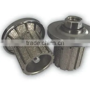 High Quality Vacuum Brazed Diamond Profile Wheel/ Router Bits for Porcelian thumbnail-1