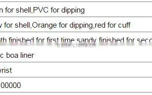 DDSAFETY 2017 Low Price Good Quality Orange Pvc Glove Sandy Finished With Acrylic Boa Liner thumbnail-3