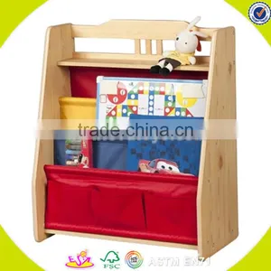 Wholesale Top Quality Wooden Kids Bookshelf Great Household Wooden Kids Bookshelf Hot Toddler Wooden Kids Bookshelf W08D044 thumbnail-1