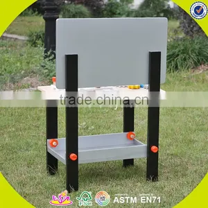 2017 Wholesale Kids Wooden Tool Table New Design Baby Wooden Tool Table Cheap Children Wooden Tool Table W03D070 thumbnail-6