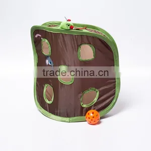 Pet Cat Mice Intelligence Play Toys Bell Tent With 9 Holes Cat Play Tunnel thumbnail-3