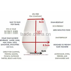 Unbreakable Silicone Wine Glasses thumbnail-4