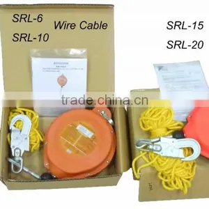 SRL-15 15m 12 kN Certified With SGS Certification Cable Self Retracting Lifeline thumbnail-5