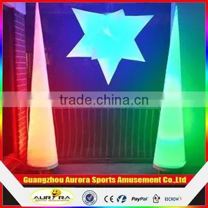 Colorful Changing Party Decoration Inflatable Cone With Led Light thumbnail-1
