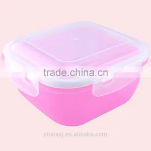 800ML Food Grade Good Seal Square Shape Plastic Food Container thumbnail-6