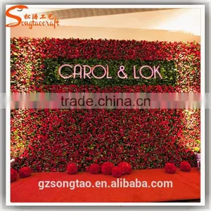 Factory Sale Artificial Flowers Wall Customized Artificial Flower for Wall Decoration thumbnail-4
