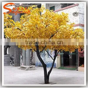 New Design Artifical Wishing Tree Plastic Tree Fake Artificial Golden Artificial Trees for Sale thumbnail-3