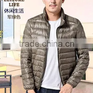 2016 Manufacturer Plus Size Hot Sales Economic Folding Ultralight Down Jacket for Man thumbnail-4