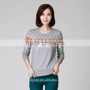 New Sweater Design Cheap Knitted Girls Pullover Sweater Ladies Winter Long Sweater thumbnail-4