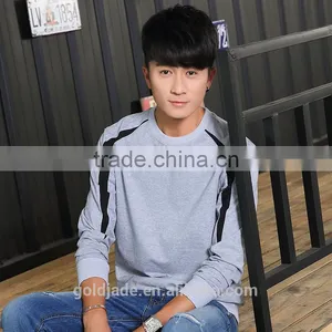 Wholesale in China 100% Cotton t Shirt Costom Long Sleeve t Shirt Men thumbnail-2