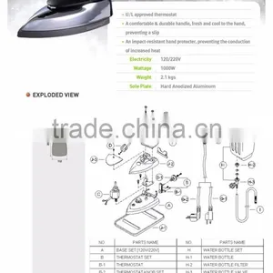 SILVER STAR GRAVITY IRON/ BOTTLE IRON ES-90A thumbnail-6
