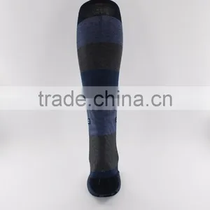 Autumn Winter Season 200 Needles Melanged Cotton Yarn Knee High Socks Men thumbnail-6