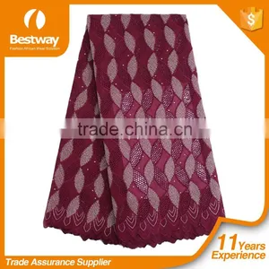 Best Sales Swiss Lace Fabric Afrcian Lace Fabric for Wedding thumbnail-4