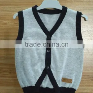 High Quality 1.9$ Wool Sweater Kids Sweater Kids Cardigan Sweater Vest(BKNK31) thumbnail-1