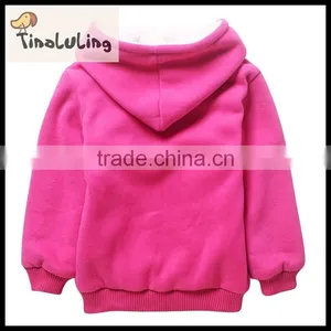 Kid Clothes Cartoon Coral Fleece Children's Jacket Girls Cute Red Fleece Jackets thumbnail-2