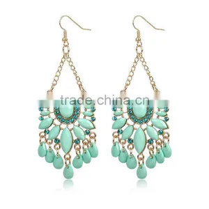 Zm53243a Ladies Earrings Designs Pictures Fancy Women Earrings for Party Girls thumbnail-1