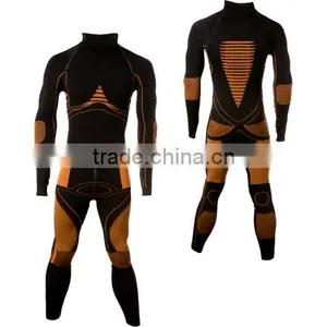 Seamless Thermal Polypropylene Underwear Top & Bottom Long Johns Set thumbnail-1