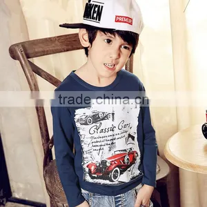 Wholesale Good Quality Long Sleeve Tshirt Cotton for Kids thumbnail-1