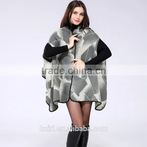 Scarf Luxury Brand Scarf Women New Winter Worn on Both Sides of Europe and the Original Single Print Cashmere Shawl Cloak Ethnic thumbnail-2