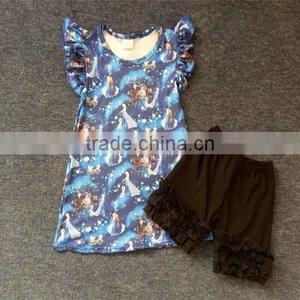 Summer Persnickety Remake Girls Outfits Wholesale Children's Boutique Clothing Baby Girl Summer Outfit thumbnail-1