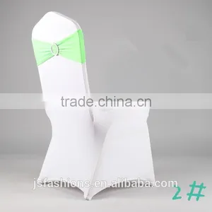 Spandex Lycra Chair Bands Elastic Chair Sash With Buckle for Wedding thumbnail-3