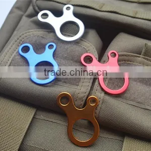 3 Hole EDC Survival Buckle Knotting Buckle Aluminum Alloy thumbnail-3