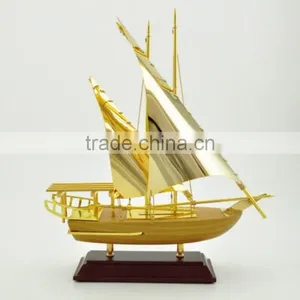 Wholesale New Design Wooden Ship Model With Company Souvenir Gift thumbnail-3