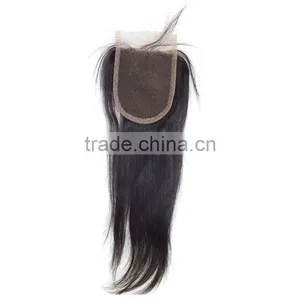 7A Closure Brazilian Body Wave Lace Closure Bleached Knots,4X4 Closure With Baby Hair Free Part Middle Part 3 Way thumbnail-6