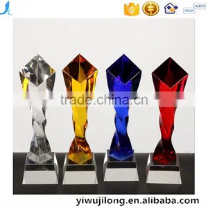 Logo Customized Personalized China Crystal Glass Souvenir Trophy thumbnail-1