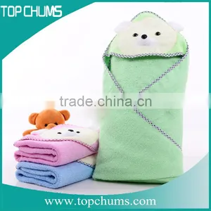 Multicolors Animal Shape Frog White Hooded Baby Hoodie Towel thumbnail-3