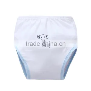 Blue Elephant Style Waterproof Washable Train Newborn Cloth Diaper thumbnail-6
