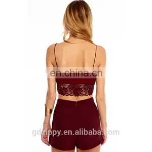 New Fashion Woman Clothese Two Piece Set off Shoulder in Red thumbnail-3