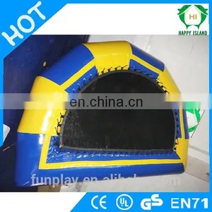 HI Top Quality 0.55mm PVC Inflatable Water Trampoline for Sale, Floating Trampolines for Inflatable Aqua Park thumbnail-6