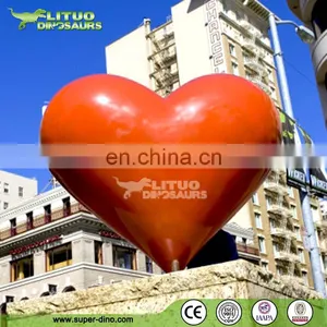 Fiberglass Heart Sculpture for Landscape Decoration thumbnail-1