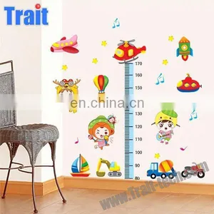 High Quality Cartoon Height Chart 50x70cm Removable PVC DIY Decorative Wall Sticker,vinyl Material for Wall Sticker thumbnail-1