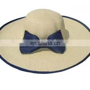 Fashionable Summer Beach Hat and Straw Paper Hats With Decoration thumbnail-3