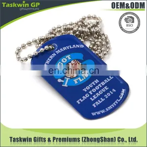 Cheap Wholesale Custom Metal Dog Tag Necklace for People / Pets thumbnail-1