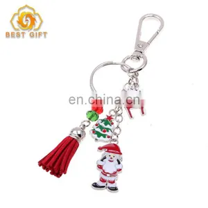 Cheap Christmas Decoration Metal Key Ring thumbnail-3