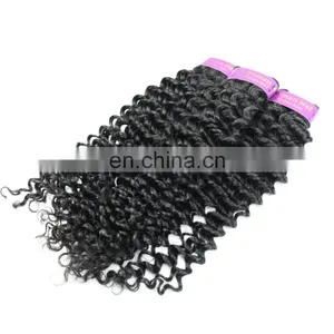 100% Brazilian Human Virgin Hair 9A Grade Hair Bundles in Deep Curly no Chemical Process Cuticle Aligned Hair thumbnail-5