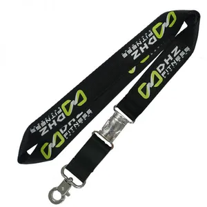 Factory Price Personalized Custom Logo Nylon Neck Strap Lanyards With Safty Buckle thumbnail-5