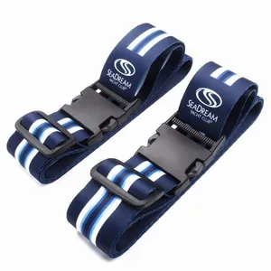 Adjustable Travel Luggage Strap Sublimation Custom Design Lock Belt Manufacturers thumbnail-2