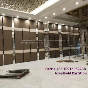 Customized Manufacturer Acrylic Partition Wall Exterior Panel Price of Folding for Exhibition Center thumbnail-4