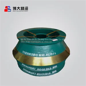 High Manganese Casting Metso HP300 Bowl Liner Cone Crusher Wear Spare Parts thumbnail-4