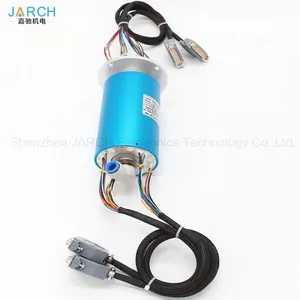 Rotary Union Electrical Flange Type Pneumatic Slip Ring Connector for Large Equipment thumbnail-2