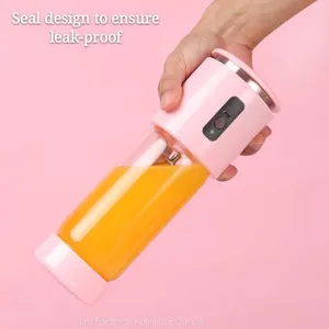 350ml 100W 4000mAh USB Charging Electrical Blender Porable Slowjuicer Cold Press Juicer Juice Extractor Vegetable Extractor thumbnail-2